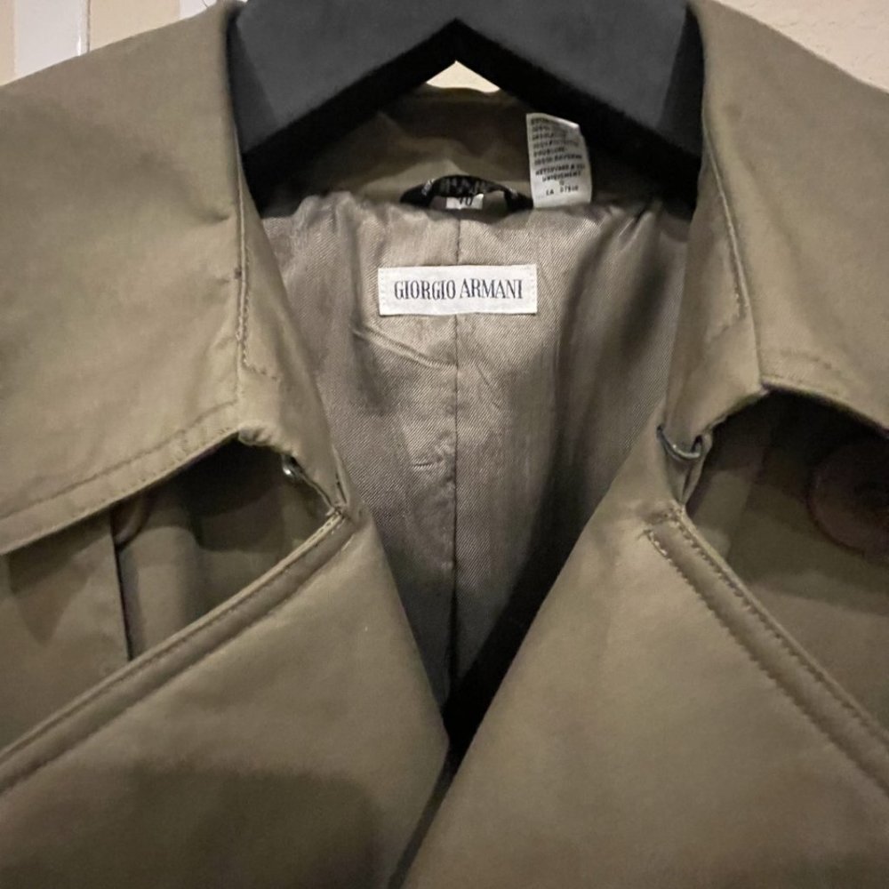 *SOLD* Giorgio Armani Men's Insulated Trench - Picture 11 of 11